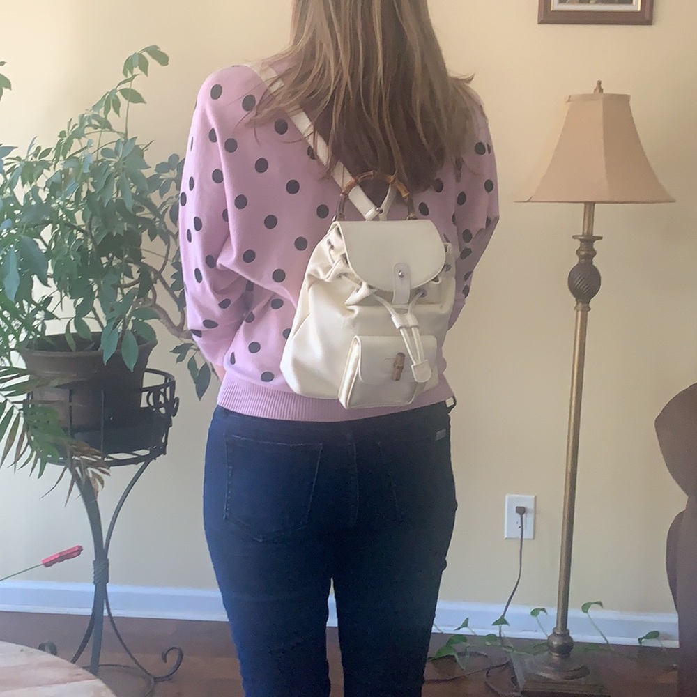 GUCCI Mini Backpack w/Bamboo Handle - Vintage - Picture 15 of 15